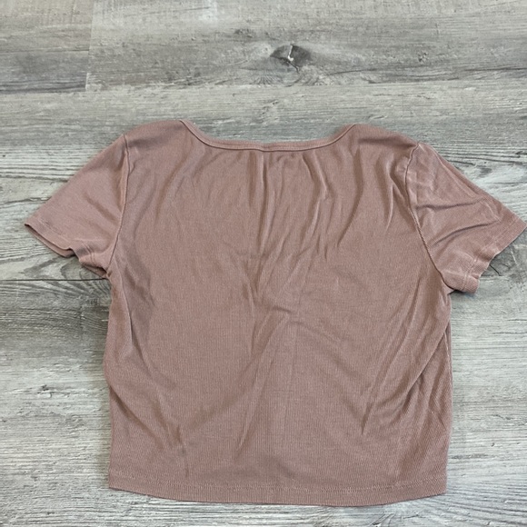 Ribbed U neck top from Sunday Best by Aritzia - Picture 2 of 3